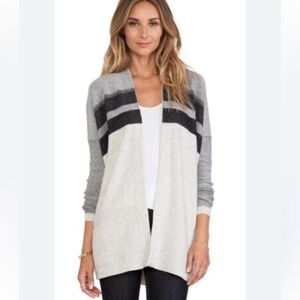 VINCE Open Front Wool Cashmere Blend Cardigan Sz S Like New